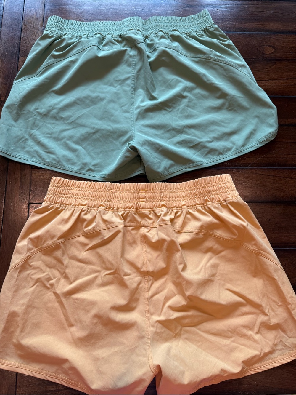 Born Primitive Women's Mint Green and Peach Athletic Shorts (2-Pack) - Picture 4 of 4